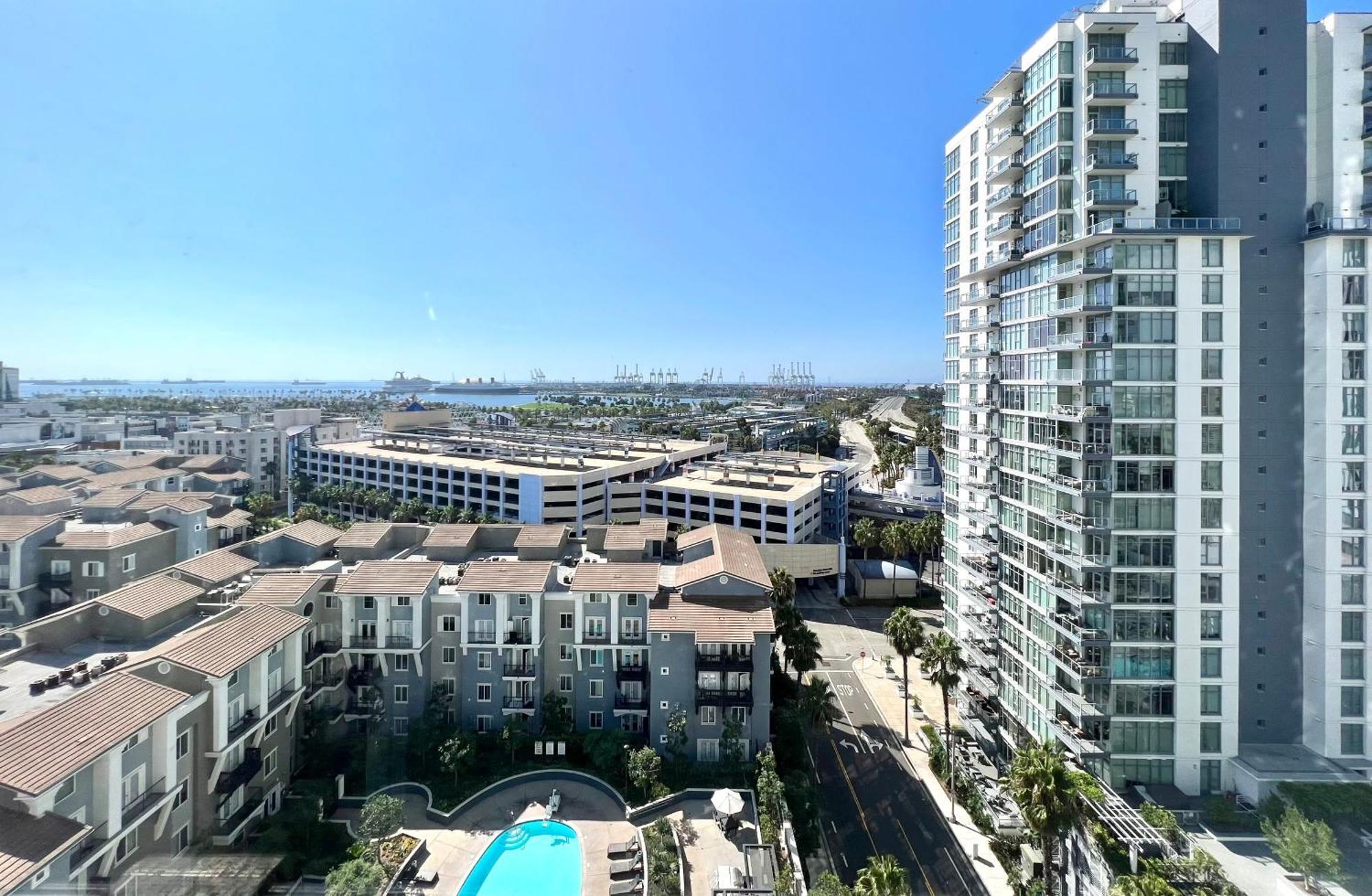 Your Penthouse Ocean View With City Lights And Queen Mary Too Long Beach Exteriör bild